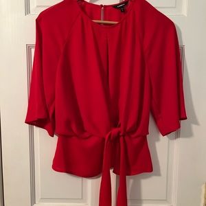 Sexy Lady In Red Top